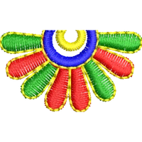 Blouse Design No :MSM - 377 - Simple Border, U Shape