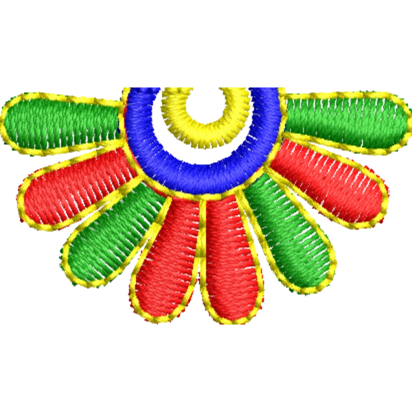 Blouse Design No :MSM - 377 - Simple Border, U Shape