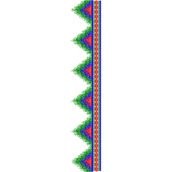 Blouse Design No :MSM - 385 - Simple Border, U Shape