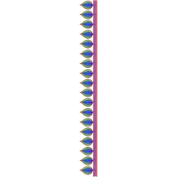 Blouse Design No :MSM - 387 - Simple Border, U Shape