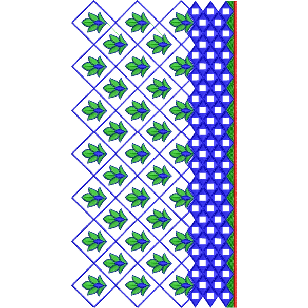 Blouse Design No :MSM - 390 - U Shape, Mirror Work, Full Sleeve