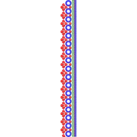 Blouse Design No :MSM - 398 - U Shape, Mirror Work, Simple Border