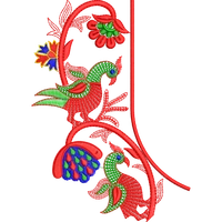 Blouse Design No :MSM - 399 - Simple Border, U Shape