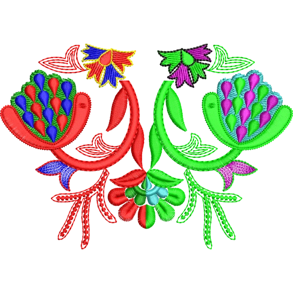 Blouse Design No :MSM - 399 - Simple Border, U Shape