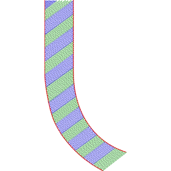 Blouse Design No :MSM - 405 - Simple Border, Pot Neck