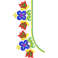 Blouse Design No :MSM - 412 - Simple Border, U Shape