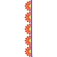 Blouse Design No :MSM - 419 - Simple Border, U Shape