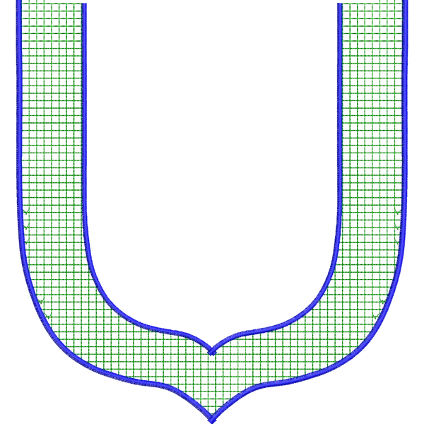 Blouse Design No :MSM - 421 - Simple Border, Sweat Heart