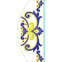 Blouse Design No :MSM - 425 - Full Sleeve, Pot Neck