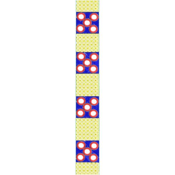Blouse Design No :MSM - 427 - Mirror Work, Simple Border, U Shape