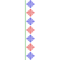 Blouse Design No :MSM - 430 - Kutch Work, Simple Border, U Shape