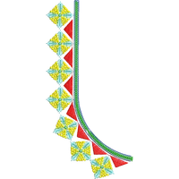 Blouse Design No :MSM - 433 - Simple Border, U Shape