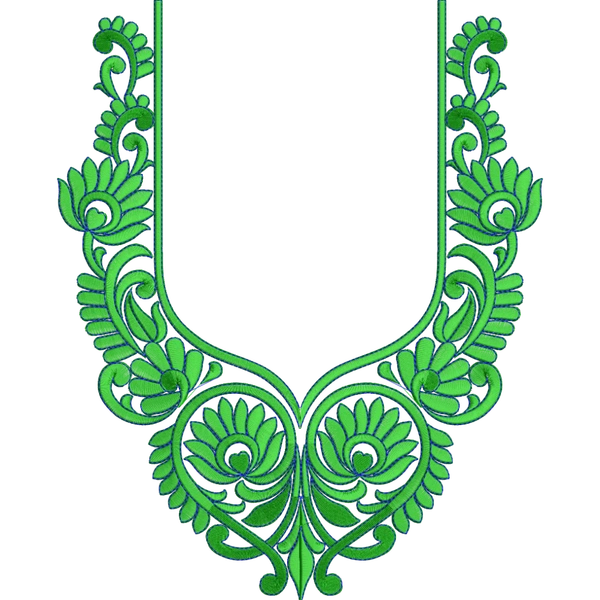 Blouse Design No :MSM - 438 - Simple Border, Sweat Heart