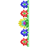 Blouse Design No :MSM - 445 - Simple Border, U Shape