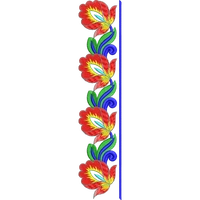 Blouse Design No :MSM - 447 - Simple Border, U Shape