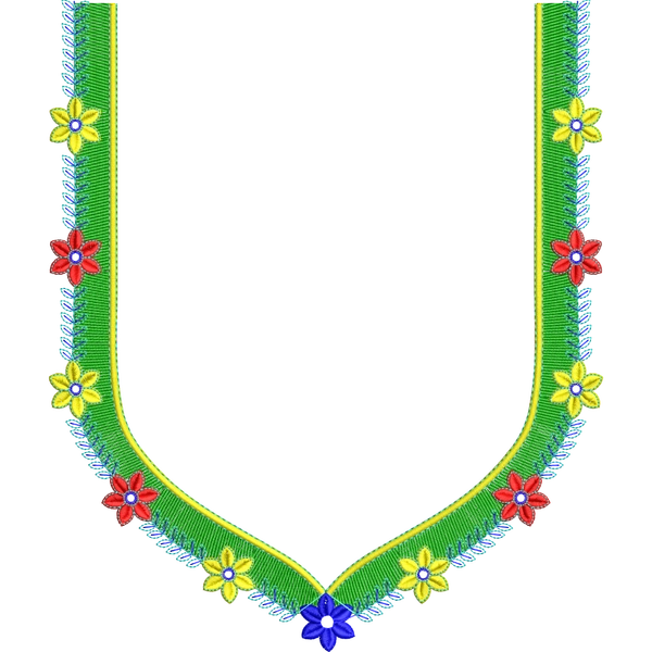Blouse Design No :MSM - 450 - Simple Border, Sweat Heart