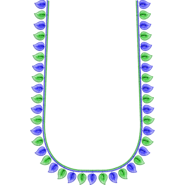 Blouse Design No :MSM - 462 - Simple Border, U Shape