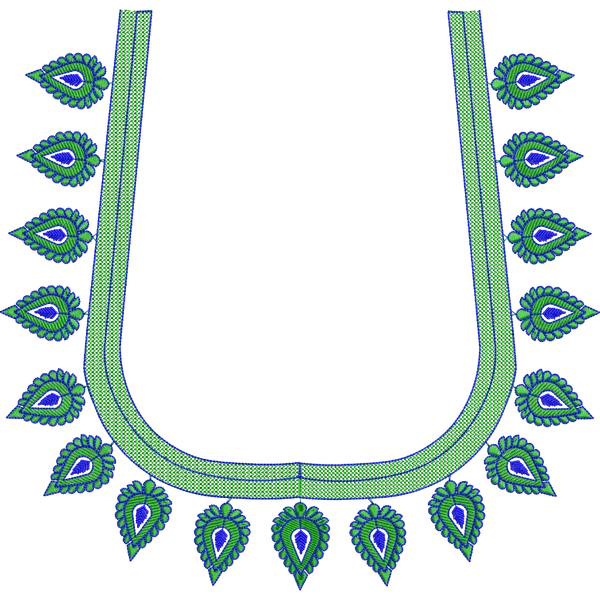 Blouse Design No :MSM - 475 - Butta, U Shape