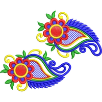 Blouse Design No :MSM - 476 - Simple Border, U Shape