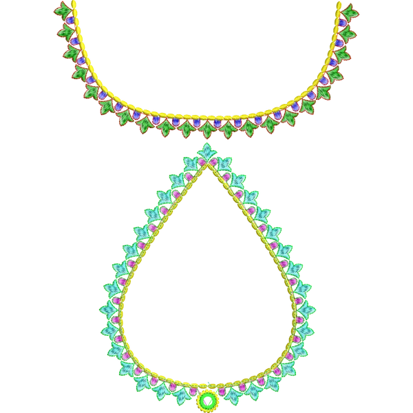 Blouse Design No :MSM - 498 - Simple Border, Boat Neck