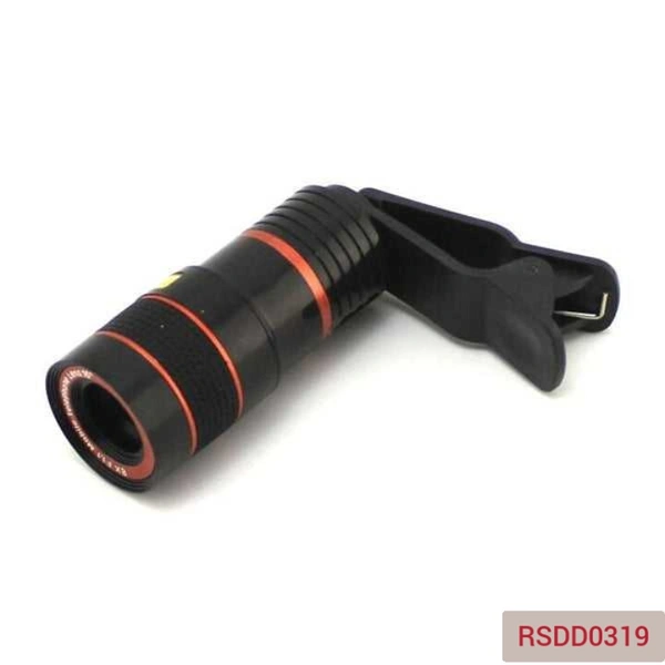 RSDD0319 CLIP-ON 8X OPTICAL ZOOM TELESCOPE PHONE CAMERA LENS