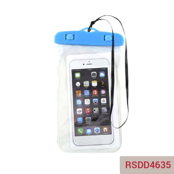 RSDD4635 MOBILE WATERPROOF SEALED TRANSPARENT PLASTIC BAG/POUCH COVER FOR ALL MOBILE PHONES