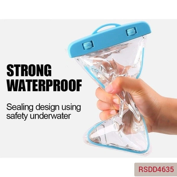 RSDD4635 MOBILE WATERPROOF SEALED TRANSPARENT PLASTIC BAG/POUCH COVER FOR ALL MOBILE PHONES