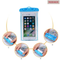 RSDD4635 MOBILE WATERPROOF SEALED TRANSPARENT PLASTIC BAG/POUCH COVER FOR ALL MOBILE PHONES