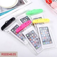 RSDD4635 MOBILE WATERPROOF SEALED TRANSPARENT PLASTIC BAG/POUCH COVER FOR ALL MOBILE PHONES
