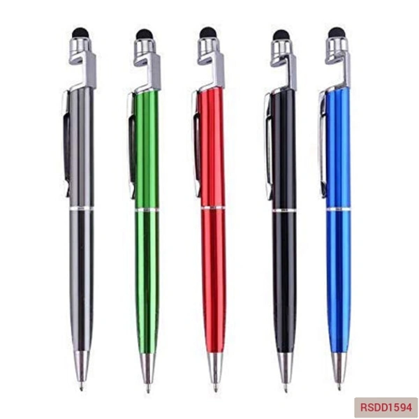 RSDD1594 3 IN 1 BALLPOINT FUNCTION STYLUS PEN WITH MOBILE STAND
