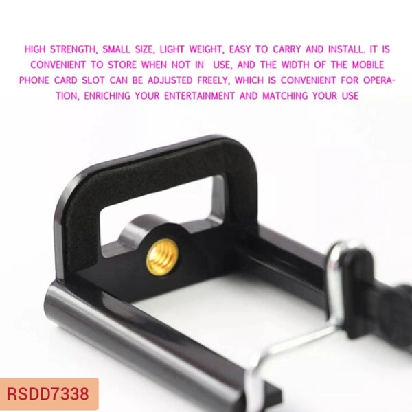 RSDD7338 MOBILE HOLDER ATTACHMENT FOR SELFIE STICK AND MOBILE TRIPODS
