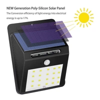 RSDD6608 WHITE SOLAR WIRELESS SECURITY MOTION SENSOR LED NIGHT LIGHT FOR HOME OUTDOOR/GARDEN WALL