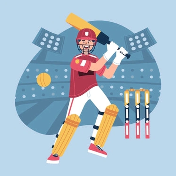 RSDD8022A PLASTIC CRICKET BAT AND BALL TOY FOR KIDS