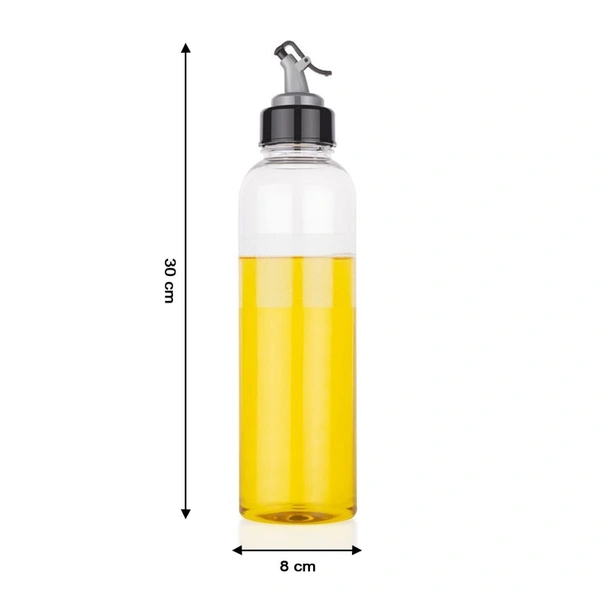 RSDD2288A 1LTR OIL DISPENSERWITH LID - CLEAR, DRIP FREE SPOUT, CONTROLLED USE