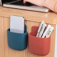 RSDD1374 Wall Mounted Storage Case with Mobile Phone Charging Port Plug Holder - Pack of 4 Pcs