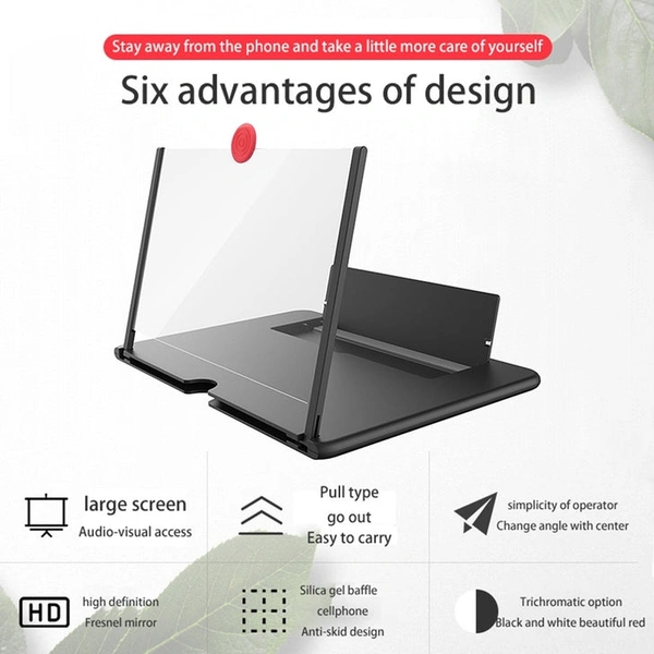 RSDD1333 Mobile Phone Video Screen Magnifier Amplifier for Eyes Protection