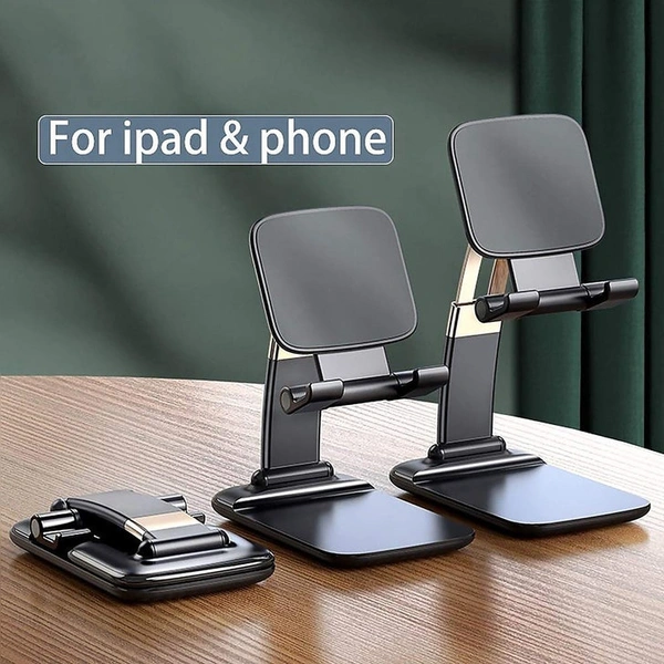 RSDD1286 Phone Holder for Table, Foldable Universal Mobile Stand for Desk