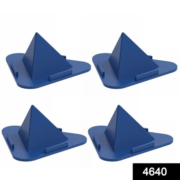 RSDD4640 Universal Portable Three-Sided Pyramid Shape Mobile Holder Stand (4 Pcs)