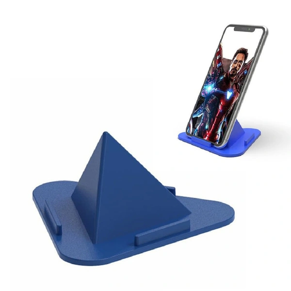 RSDD4640 Universal Portable Three-Sided Pyramid Shape Mobile Holder Stand (4 Pcs)
