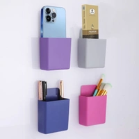 RSDD6486 Wall Mounted Storage Case with Mobile Phone Charging Holder (4 Pcs)