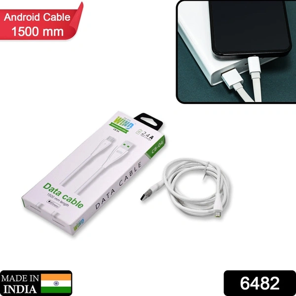 RSDD6482 Fast Charging for android & Data Transfer Extra Tough Long Micro Cable for All Compatible Smartphone and Tablets (1500mm)
