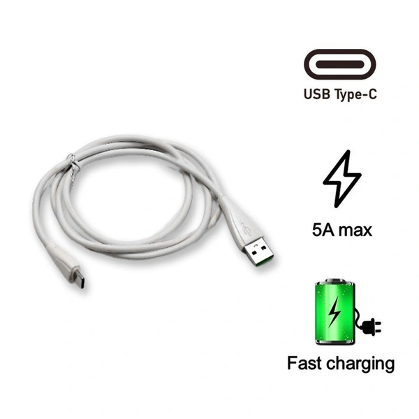 RSDD6481 Type C data cable with 2.4Amp Rapid Charging (1000mm)