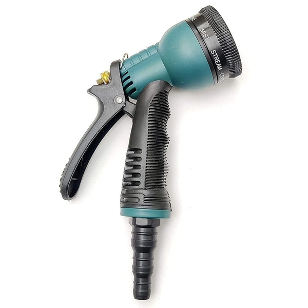 RSDD7515 Adjustable 8 Pattern Water Spray Gun Trigger High Pressure For vehicle & cleaning Garden Lawn, Grass rinse, flat, soak & washing for Car Bike Plants Pressure Washer water Nozzle