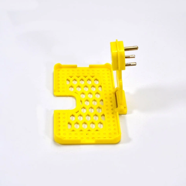RSDD6496Y Multi-Purpose Wall Holder Stand for Charging Mobile Just Fit in Socket and Hang (Yellow)