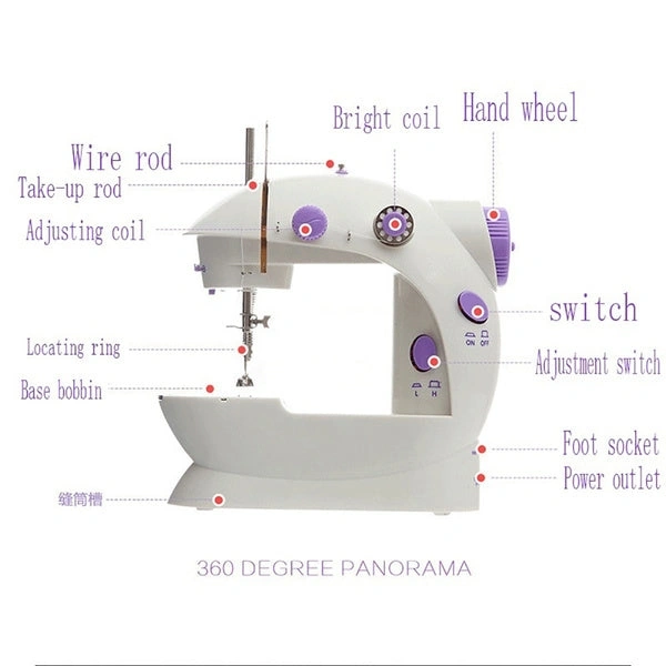RSDD1220 Portable Mini Hand Tailor Machine for Sewing Stitching