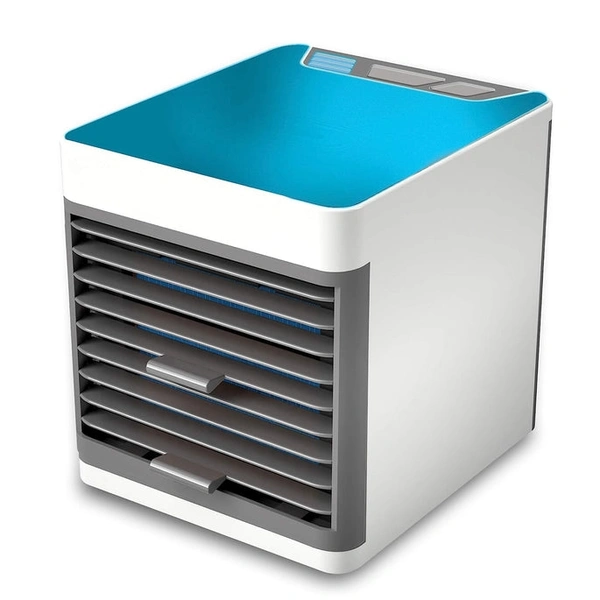 RSDD1464 MINI PORTABLE AIR COOLER, PERSONAL SPACE COOLER EASY TO FILL WATER AND MOOD LED LIGHT AND PORTABLE AIR CONDITIONER DEVICE COOL ANY SPACE LIKE HOME OFFICE