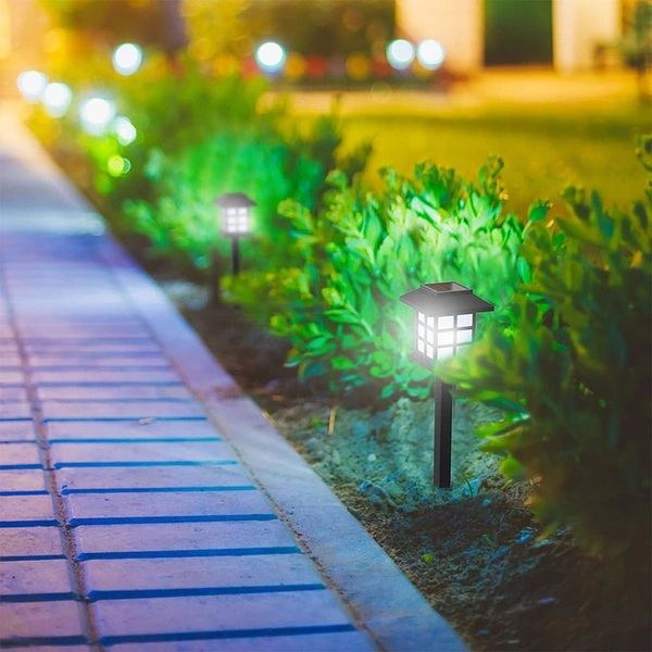 RSDD6625 SOLAR GARDEN LIGHTS LED OUTDOOR STAKE SPOTLIGHT FIXTURE FOR GARDEN LIGHT (PACK OF 2PC )