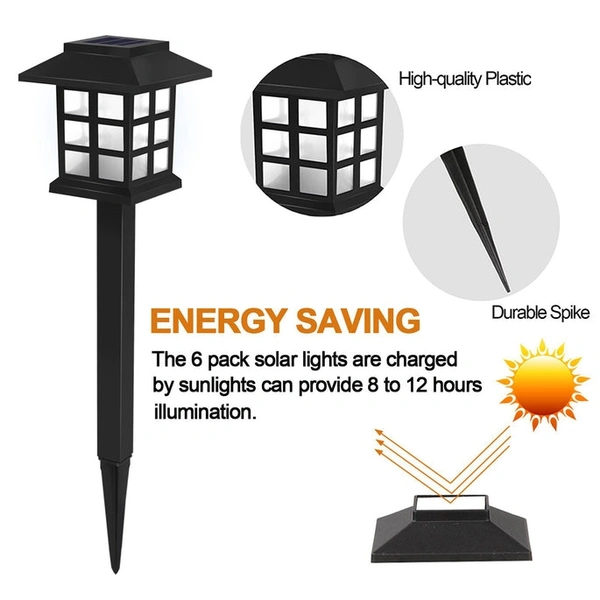 RSDD6625 SOLAR GARDEN LIGHTS LED OUTDOOR STAKE SPOTLIGHT FIXTURE FOR GARDEN LIGHT (PACK OF 2PC )
