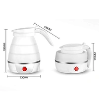 RSDD2137 SILICONE FOLDABLE COLLAPSIBLE ELECTRIC WATER KETTLE CAMPING BOILER