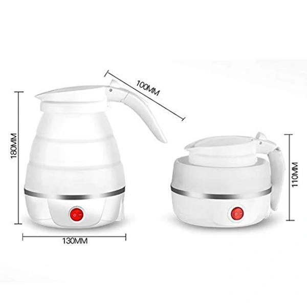 RSDD2137 SILICONE FOLDABLE COLLAPSIBLE ELECTRIC WATER KETTLE CAMPING BOILER